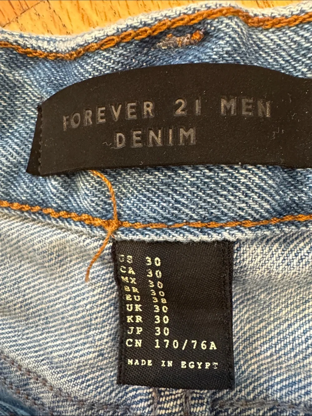 Forever 21 Light Blue Distressed Denim Shorts - Picture 2 of 7